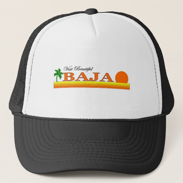 Visit Beautiful Baja Trucker Hat (Front)