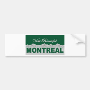 Visit Beautiful Montreal Bumper Sticker