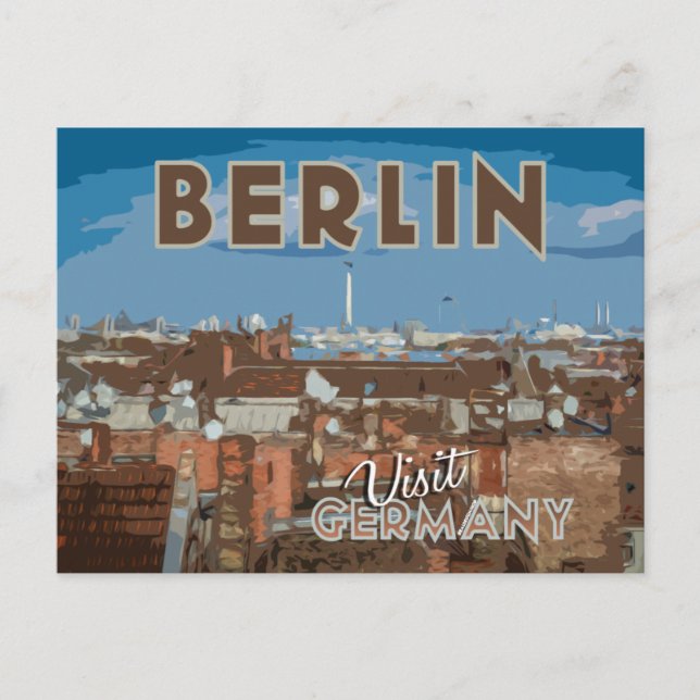 Visit... Berlin postcard (Front)