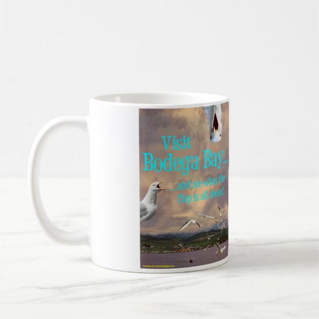 Visit Bodega Bay! Coffee Mug (Left)