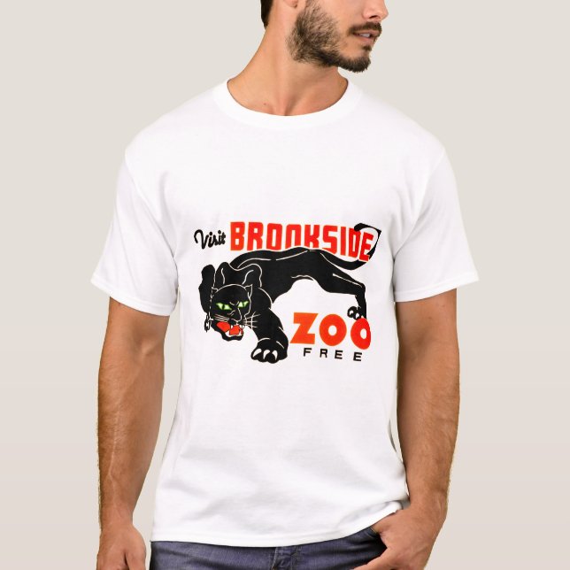 Visit Brookside Zoo Free T-Shirt (Front)
