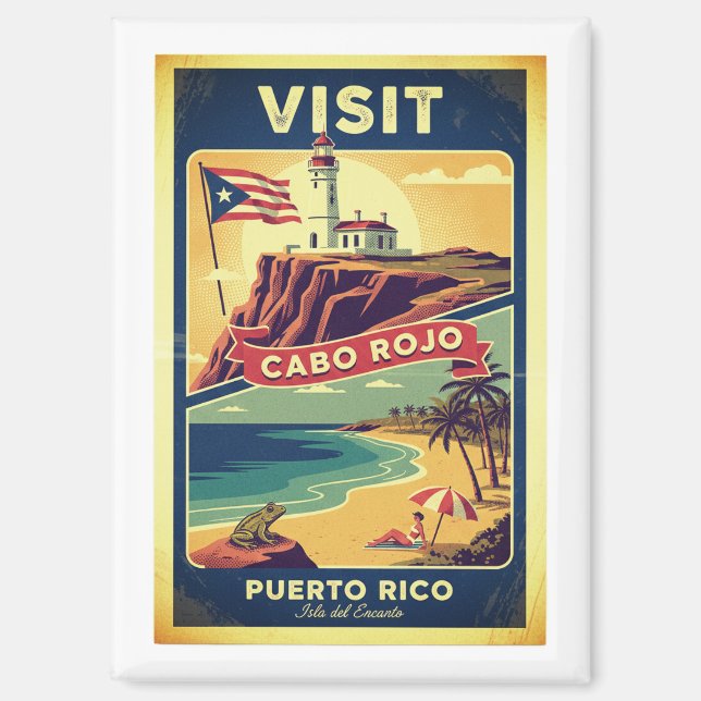 Visit Cabo Rojo - Puerto Rico poster Magnet (Front)