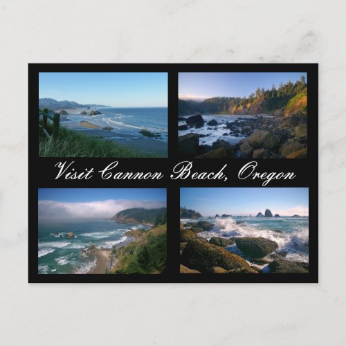 Visit Cannon Beach Oregon Postcard