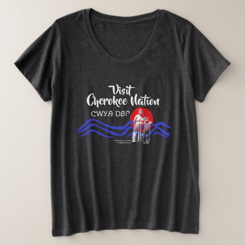 Visit Cherokee Nation Womens oversized T_shirt