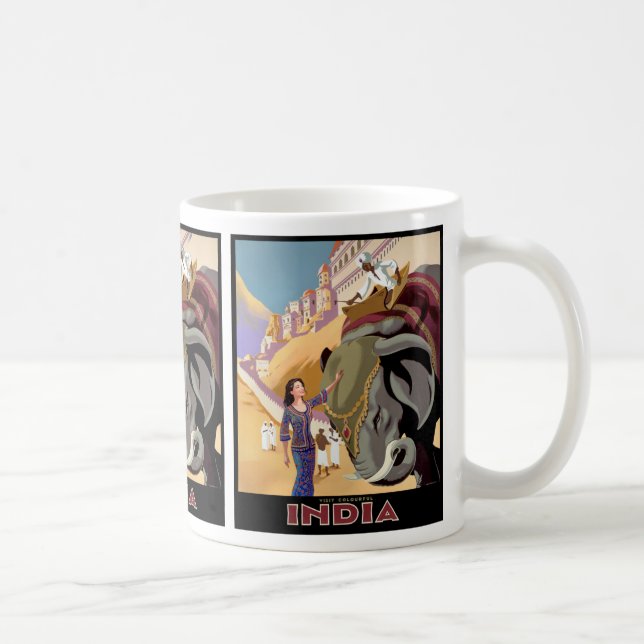 Visit Colorful India Coffee Mug (Right)