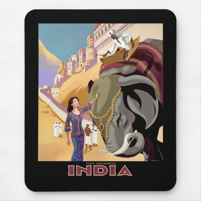 Visit Colorful India Mouse Pad (Front)