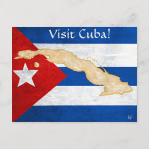 "Visit Cuba" post card