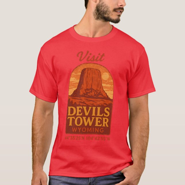 Visit DEVILS TOWER T-Shirt (Front)