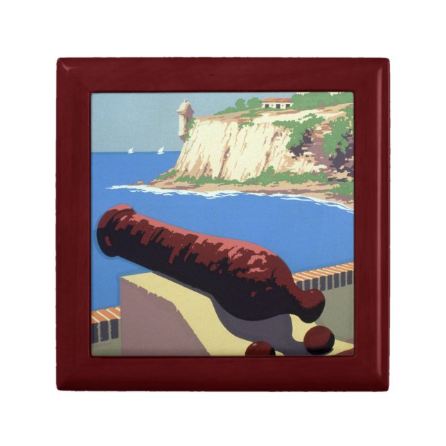 Visit El Morro Fortress, Puerto Rico, Old San Juan Gift Box (Front)