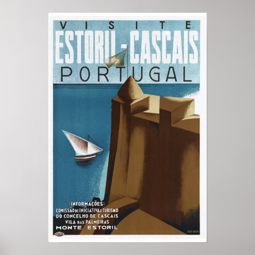 Visit Estoril Cascais Portugal Poster