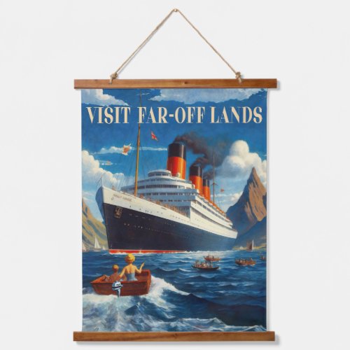 Visit Far_Off Lands Hanging Tapestry