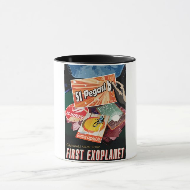 Visit First Exoplanet Found Outside Solar System  Mug (Center)