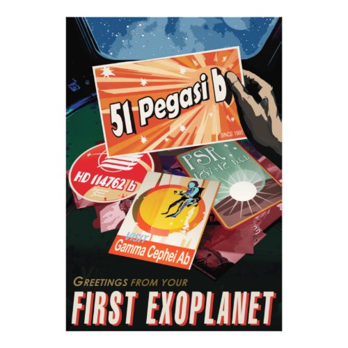 Visit First Exoplanet Found Outside Solar System  Photo Print