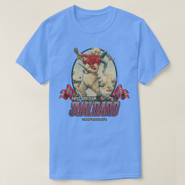 Visit High Arctic Svalbard T-Shirt (Design Front)