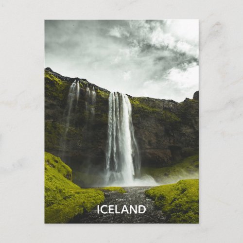 visit Iceland Travel Adventure Tourism Postcard