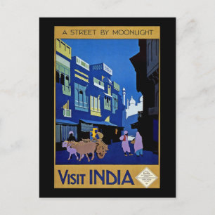 Visit India Postcard