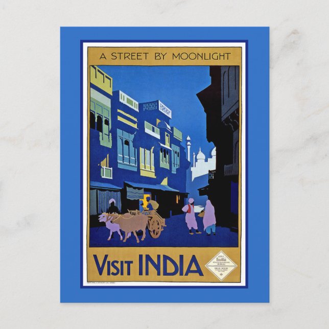 Visit India Postcard (Front)