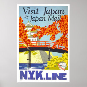 Visit Japan Vintage Travel Poster