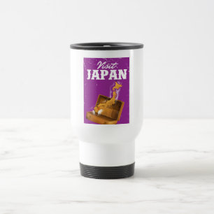 Visit Japan vintage travel poster Mug