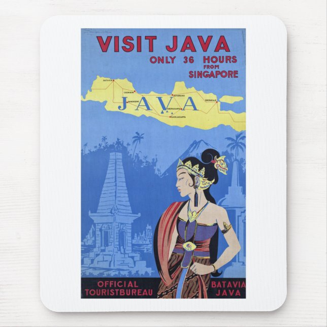 Visit Java Mouse Pad (Front)