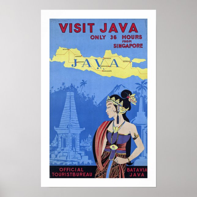 Visit Java Poster (Front)