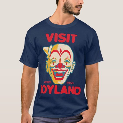 Visit Joyland Retro Defunct Amusement Park Wichita T_Shirt