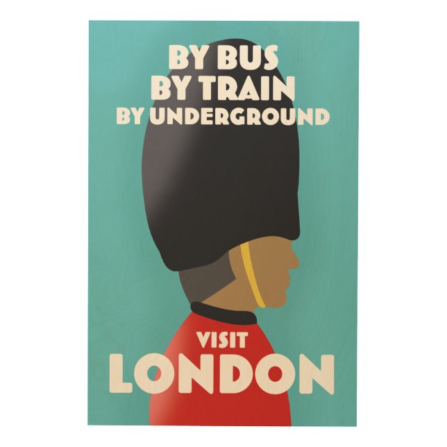 Visit London Art print. (Front)