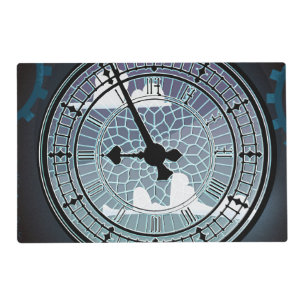 Visit London Victorian travel poster Placemat