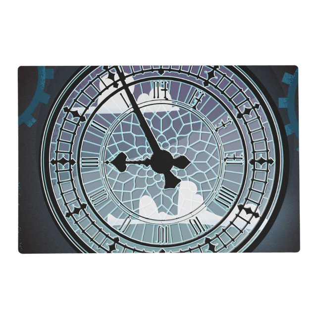 Visit London Victorian travel poster Placemat (Front)
