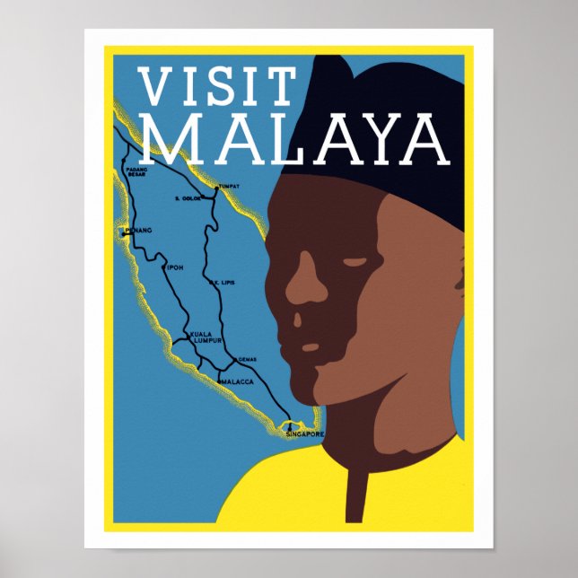 Visit Malaya Poster (Front)