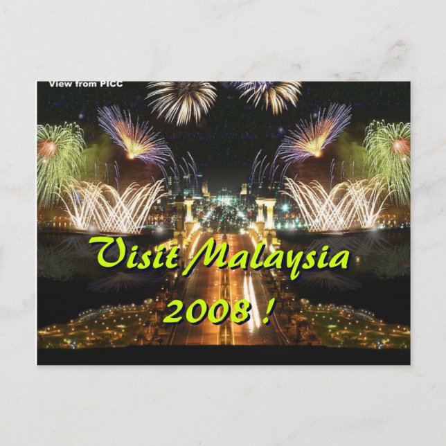 Visit Malaysia 2008 ! Postcard (Front)