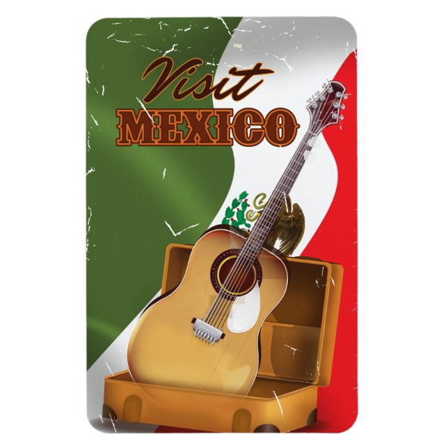 Visit Mexico vintage travel poster Magnet (Vertical)