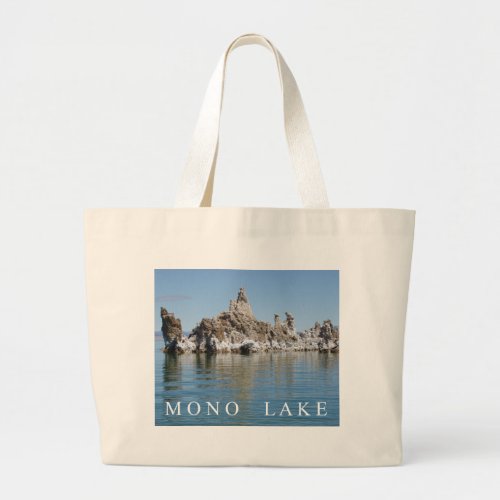 Visit Mono Lake Scenic Photo Design  Large Tote Bag