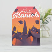 Visit Munich Germany travel poster (Standing Front)