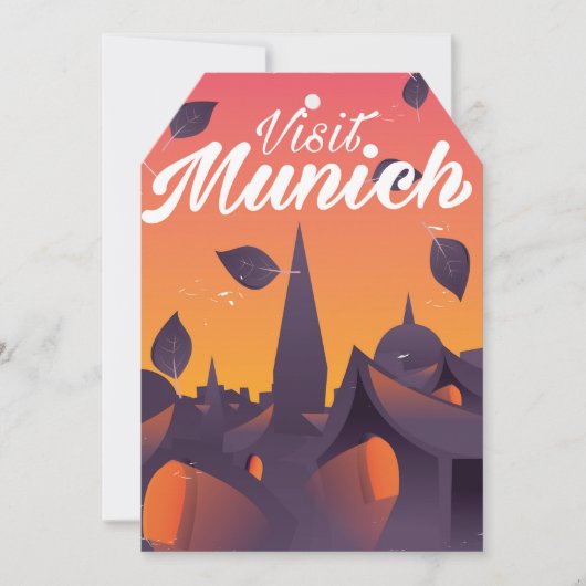 Visit Munich Germany travel poster (Front)