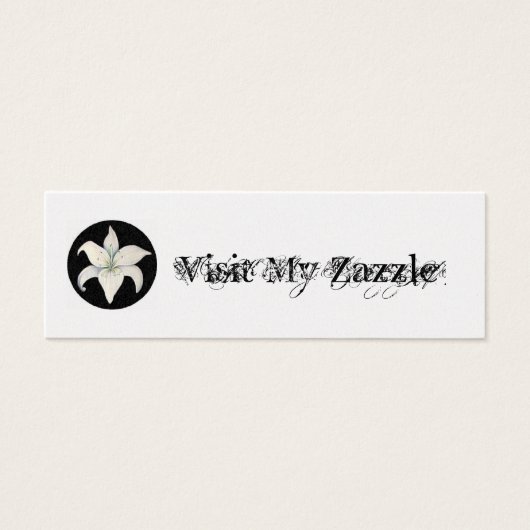 Visit My Zazzle (Front)