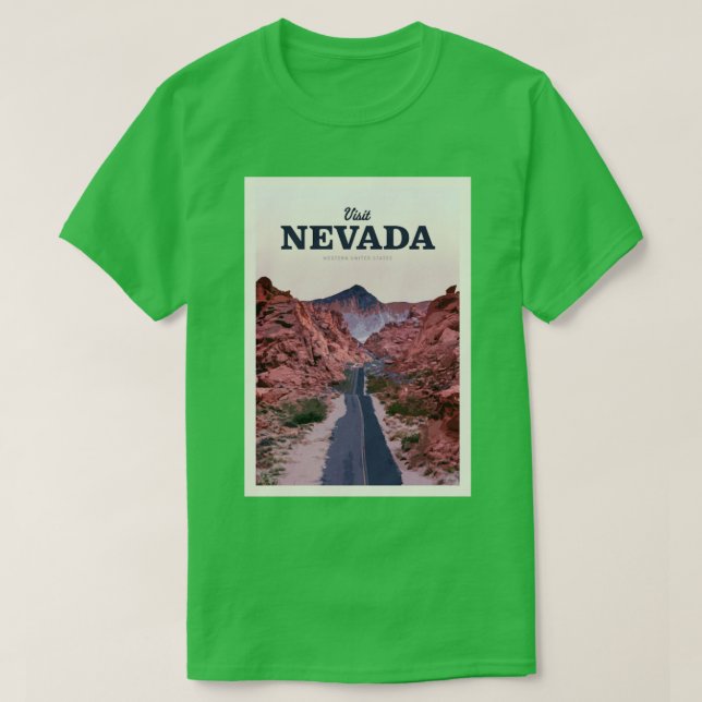 Visit Nevada  T-Shirt (Design Front)