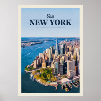 Visit New York Poster