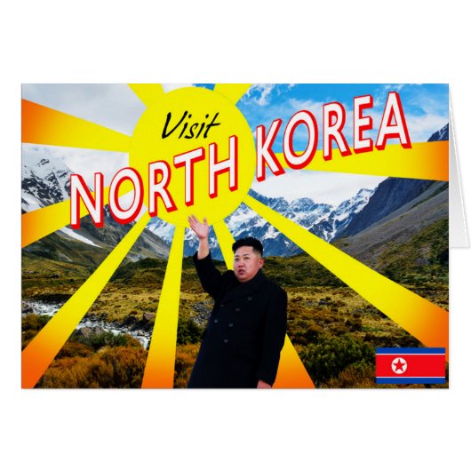 Visit North Korea Cards (Front Horizontal)