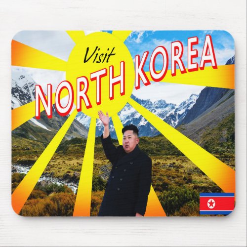 Visit North Korea Mouse Pad