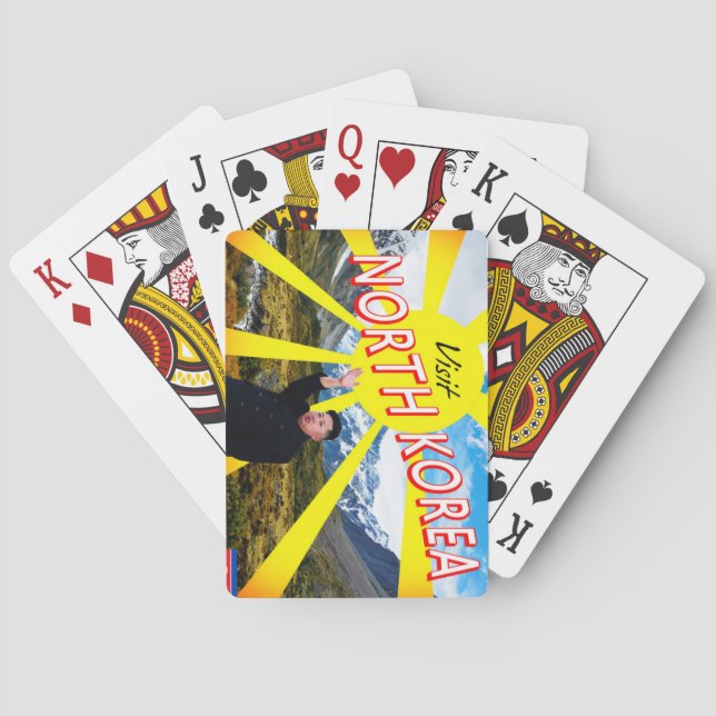 Visit North Korea Poker Cards (Back)