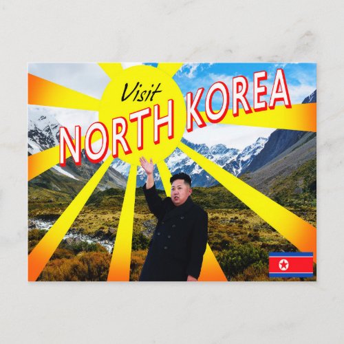 Visit North Korea Postcard