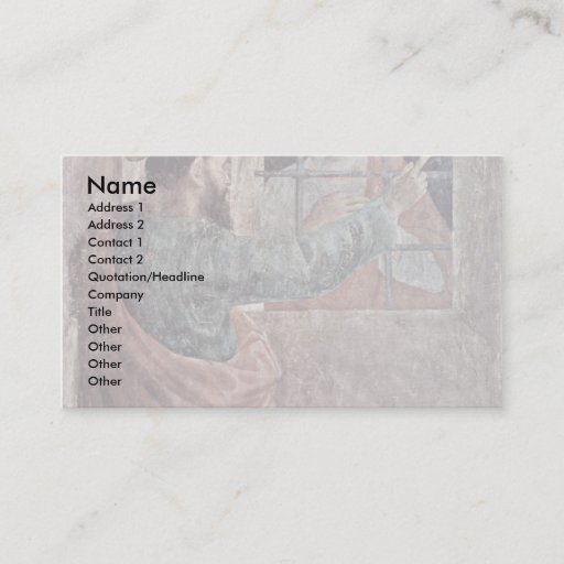 Customizable Visit Of St. Peter In Prison By The St. Paul Business Cards