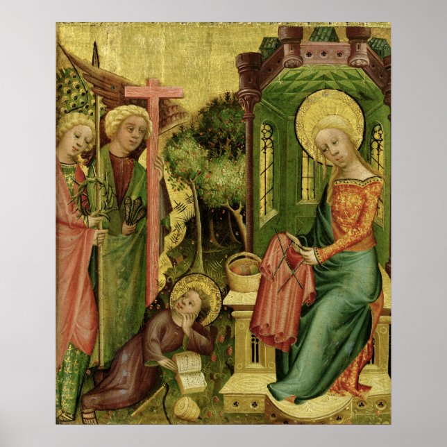 Visit of the Angel, from the right wing Poster (Front)