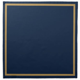 Visit of the Wise Men Solid Blue Cloth Napkin