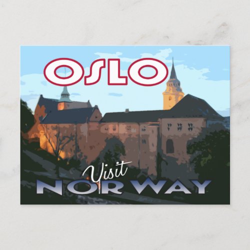 Visit Oslo Norway _ postcard