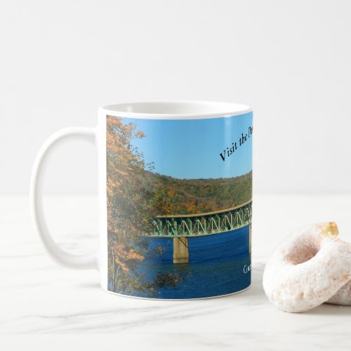 Visit PA Wilds Picturesque Souvenir Casey Bridge Coffee Mug