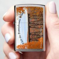 Visit PA Wilds Picturesque Souvenir Kinzua Bridge Zippo Lighter