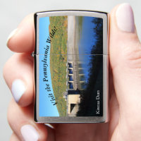 Visit PA Wilds Picturesque Souvenir Kinzua Dam Zippo Lighter | Zazzle