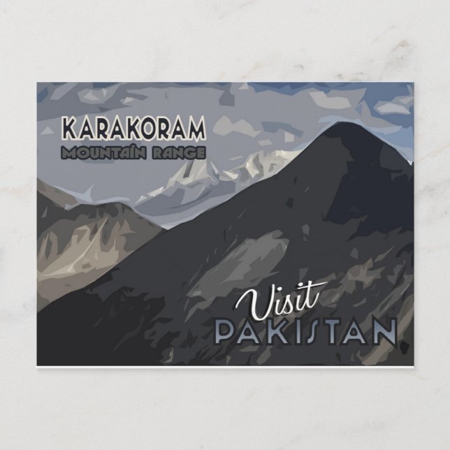 Visit Pakistan postcard (Front)
